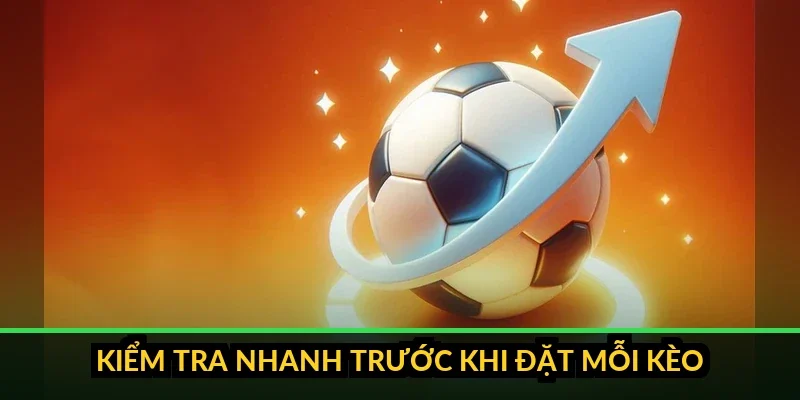 Checklist 5 câu hỏi trước khi đặt cược hiển thị trên màn hình điện thoại